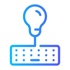 copywriting gradient icon