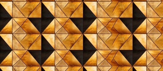 Fototapeta premium Elegant gold quilt seamless pattern 
