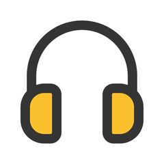 headphone Line color icon