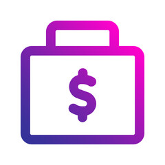 briefcase Gradient icon