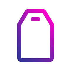 price tag Gradient icon
