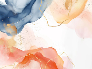Watercolor pattern painting. Texture of a hand-painted watercolor painting	