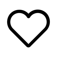 love Outline color icon