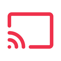 Broadcast Outline color icon