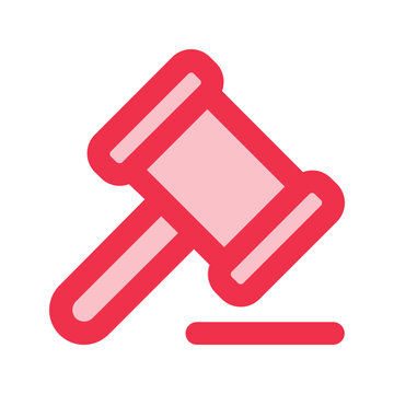 recommend clip art: auction Outline color icon