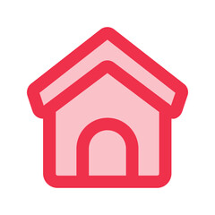 home Outline color icon
