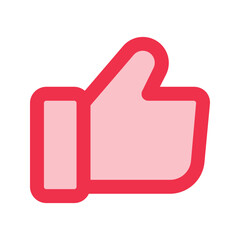 Obraz premium like Outline color icon