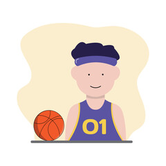 Fototapeta premium set of icons vector illustration concept line character profession job collection of simple and colored avatar symbols