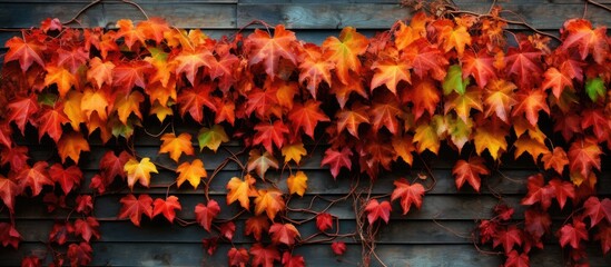 Obraz premium Autumn Ivy Wall Decor