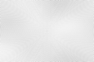 Monochrome Dots Background. Fade Texture. Vintage Pop-art Backdrop. Grunge Black and White Overlay. Vector illustration	