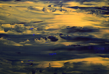 abstract art background in yellow tones