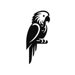 Parrot Bird Simple and Clean Logo Icon