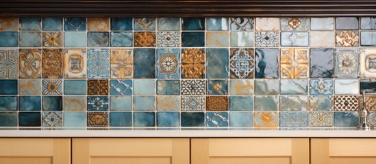 Rustic, colorful mosaic tiles reflect tradition and add charm with intricate patterns.