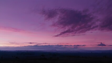Obraz premium abstract purple sky, Sunset Sky Amidst Dramatic Cloudscape