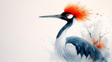 grey crowned night heron