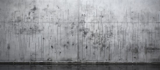 Concrete wall with water marks