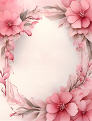 Fototapeta premium Flower templates, wedding invitation background, invitation background