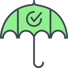 Umbrella Vector Icon