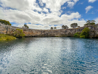 Little Blue Lake in Mount Gambier, South Australia