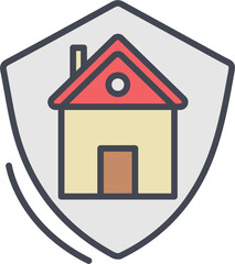 House Protection Vector Icon