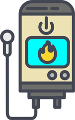 Tankless Water Heater Vector Icon