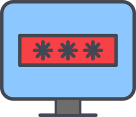 System Password Vector Icon