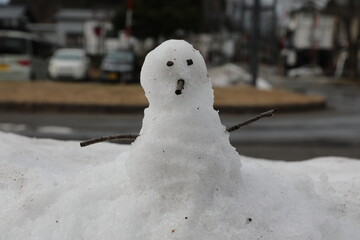 A snowman.