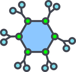 Molecule Vector Icon