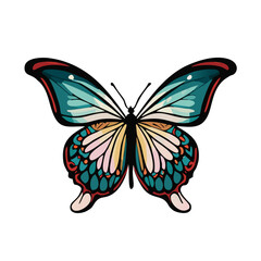 Hand Drawn butterfly abstract graphic
