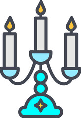 Candlestick Vector Icon