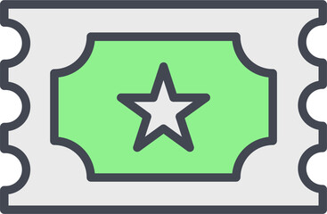 Tickets Vector Icon