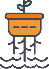 Hydroponic Vector Icon