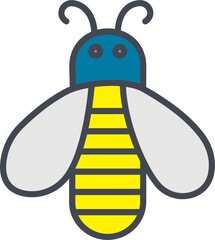 Bee Vector Icon