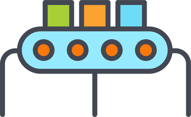 Conveyor Vector Icon