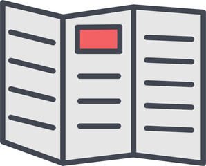 Brochure Vector Icon
