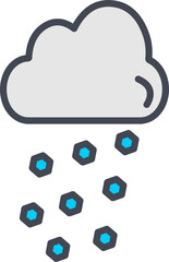 Hail Vector Icon