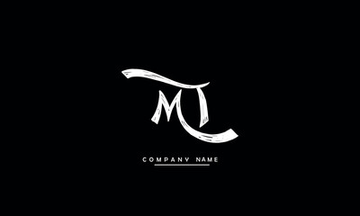 MT, TM, M, T Abstract Letters Logo Monogram