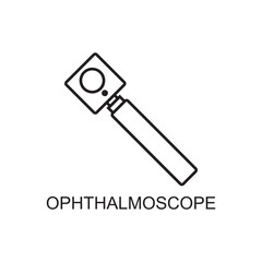 ophthalmoscope icon , ophthalmology icon vector