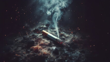 Obraz na płótnie Canvas World No Tobacco Day Concept, anti smoking, and no smoking