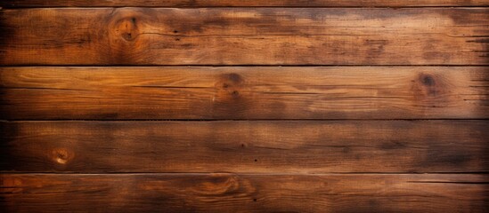 Naklejka premium Brown Wood Plank Texture Background