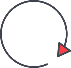 Cycle Arrow Vector Icon