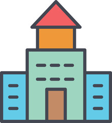Residential Vector Icon