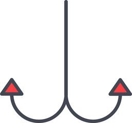Fishing Hook Vector Icon