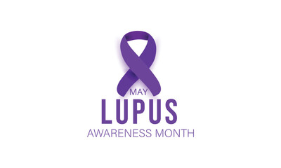 Lupus awareness month. background, banner, card, poster, template. Vector illustration.