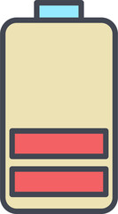 Battery II Vector Icon