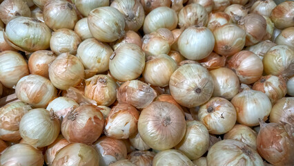 Sweet Onions for Selling at Supermarket.