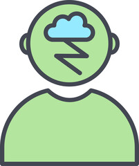 Brainstorming Vector Icon