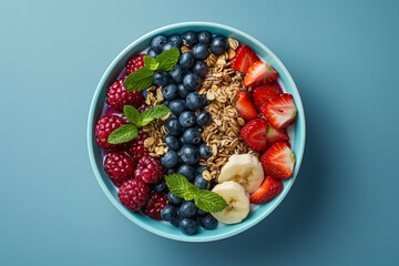 berries in a bowl - Powered by Adobe