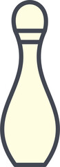 Bowling Pin Vector Icon