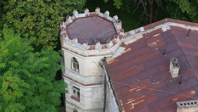 Beautiful Palace Bircza Bircza Aerial View Poland